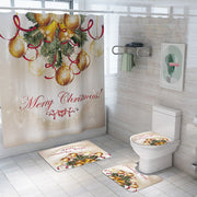 christmas shower curtain